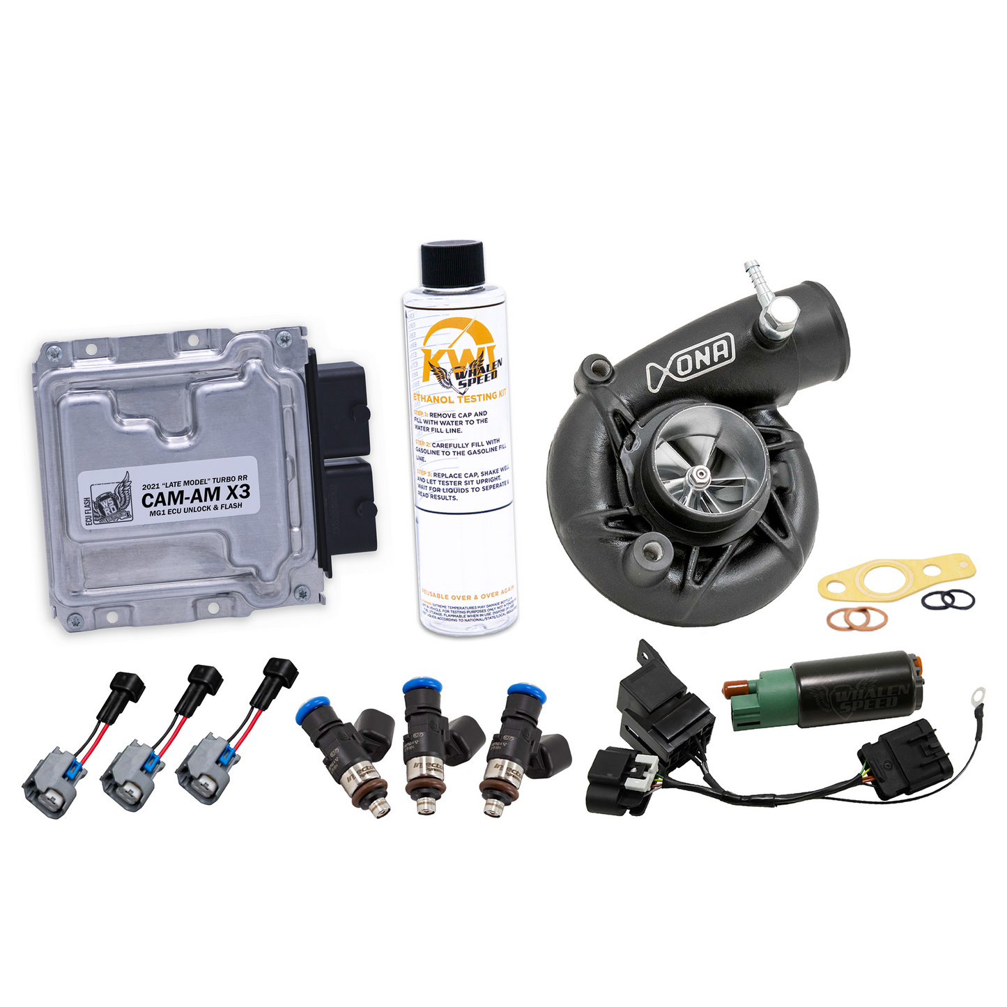 WSRD Green Turbocharger Package & MG1 ECU Unlock | Late Model 2021 Can-Am X3 Turbo RR (250-305HP)