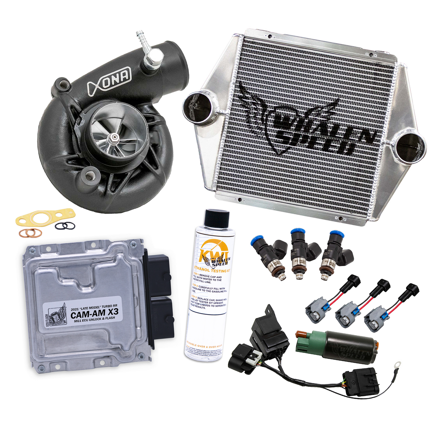 WSRD Green Turbocharger Package & MG1 ECU Unlock | Late Model 2021 Can-Am X3 Turbo RR (250-305HP)