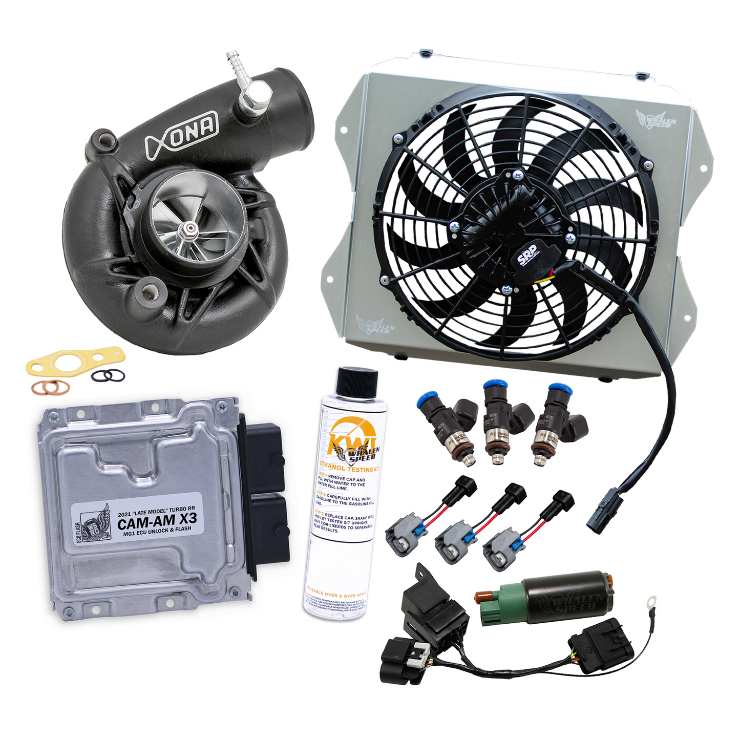 WSRD Green Turbocharger Package & MG1 ECU Unlock | Late Model 2021 Can-Am X3 Turbo RR (250-305HP)