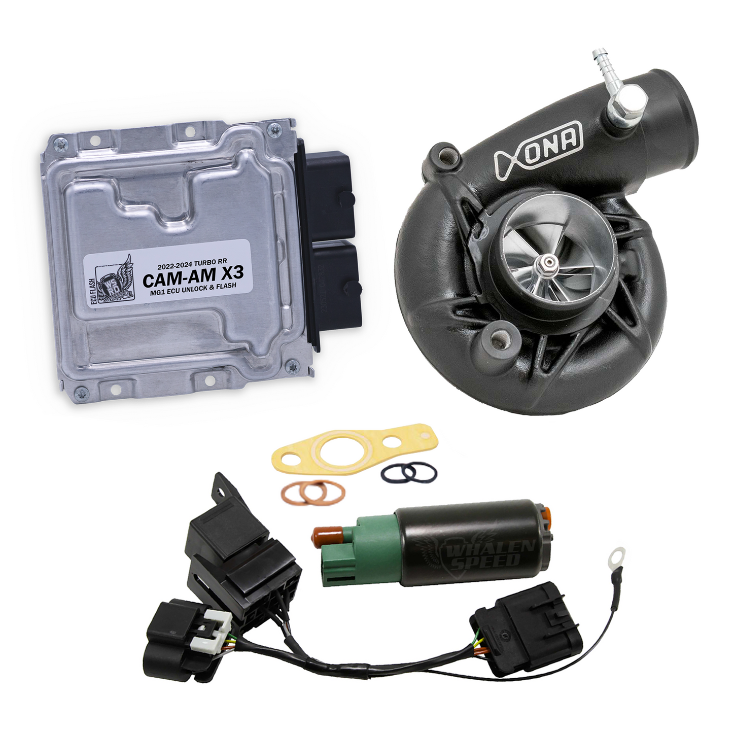 WSRD Green Turbocharger MG1 ECU Unlock & Flash | 2022-2024 Can-Am X3 Turbo RR (250-305HP)