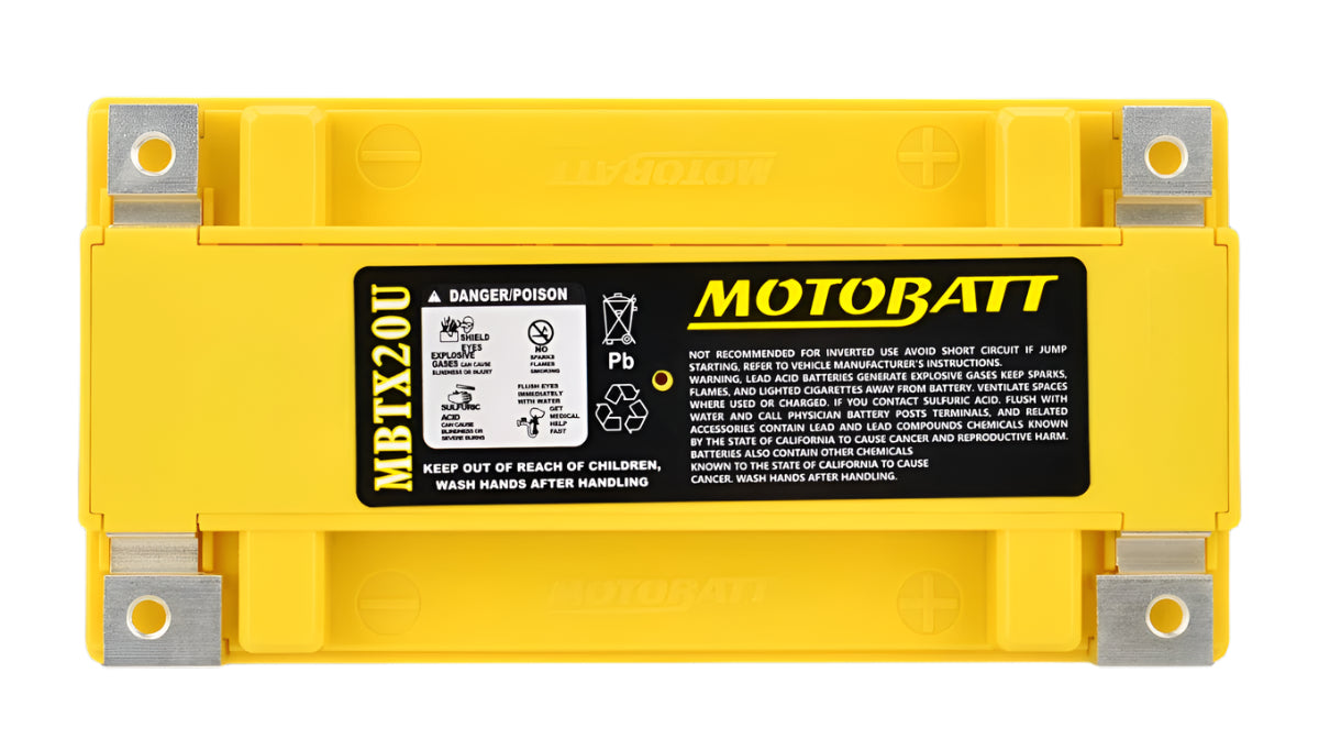 MotoBatt MBTX20U AGM Battery