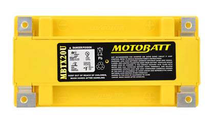 MotoBatt MBTX20U AGM Battery