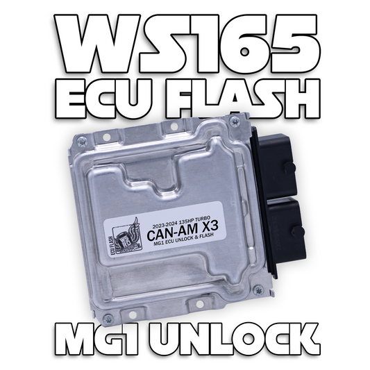 WSRD WS165 MG1 ECU Unlock & Flash | 2023-2024 Can-Am X3 135HP Turbo (181HP)