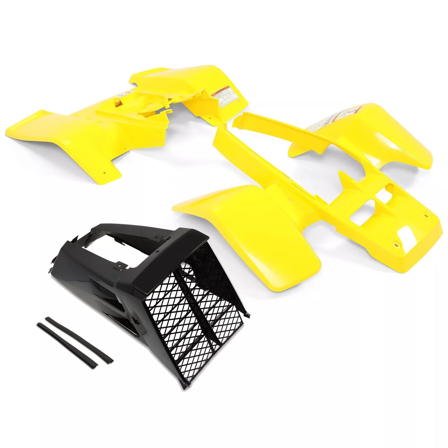 Yamaha Banshee Fenders + Gas Tank Plastics + Radiator Grille Yellow& Black